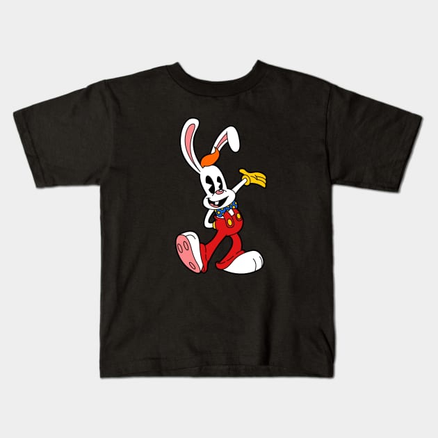 Classic Roger Rabbit Kids T-Shirt by RobotGhost